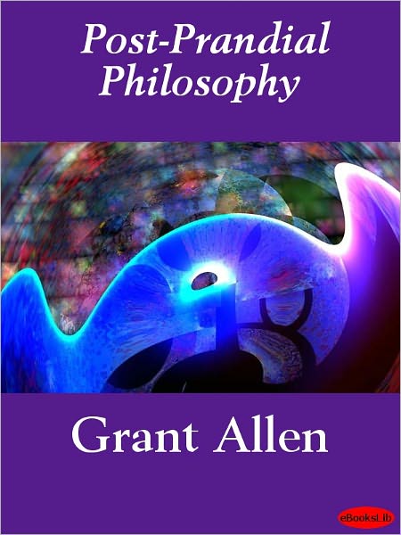 Post-Prandial Philosophy