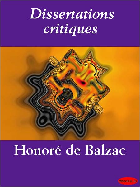 Dissertations critiques
