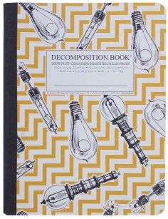 Bright Ideas Decomposition Book : College-ruled Composition Notebook With 100% Post-consumer-waste Recycled Pages