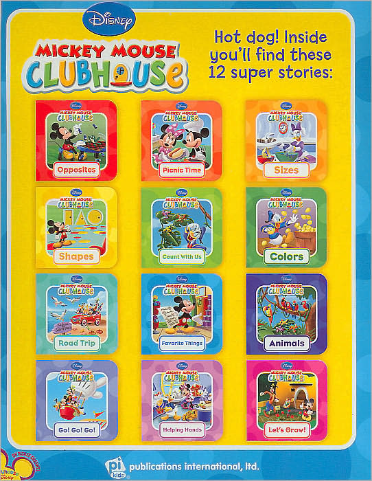 Mickey Mouse Clubhouse: 12 Board Books (Book-Block Series)