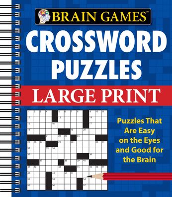 Brain Games: Large Print Crossword Puzzles