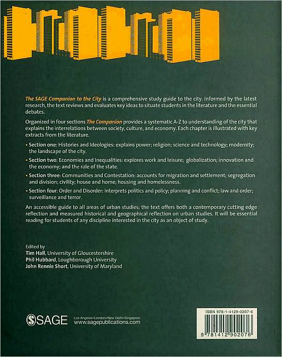 The SAGE Companion to the City