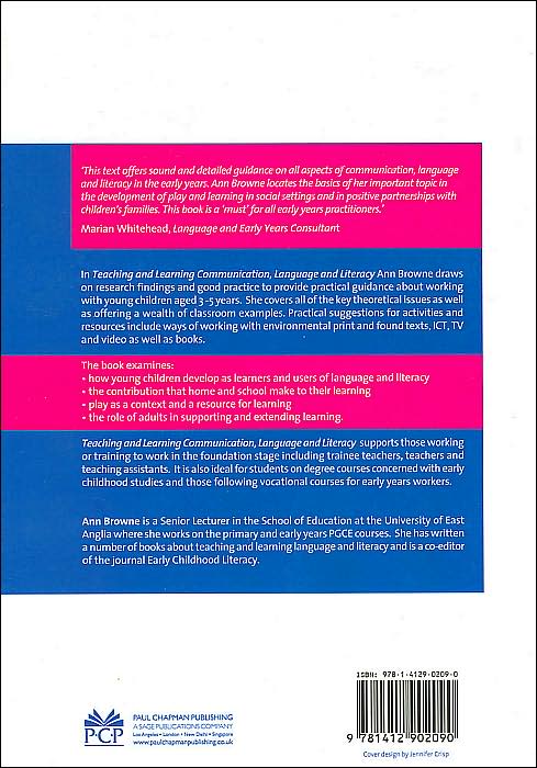 Teaching and Learning Communication, Language and Literacy