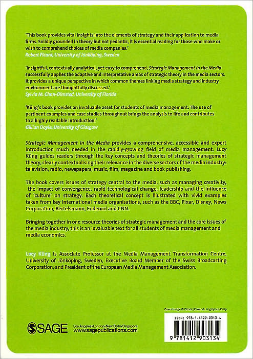 Strategic Management in the Media: Theory to Practice