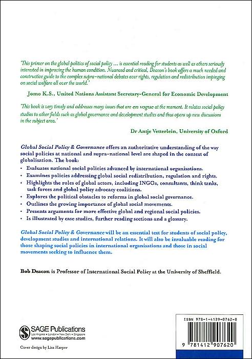 Global Social Policy and Governance