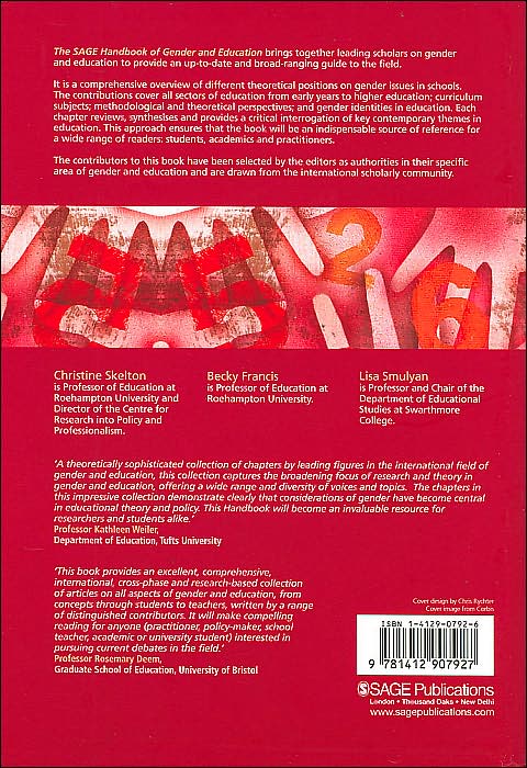 The SAGE Handbook of Gender and Education