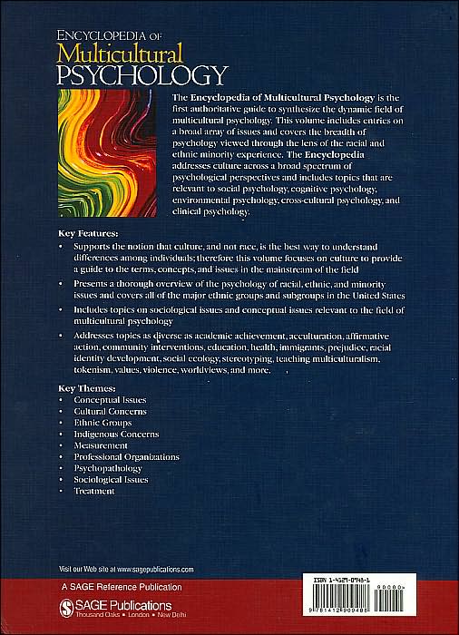 Encyclopedia of Multicultural Psychology