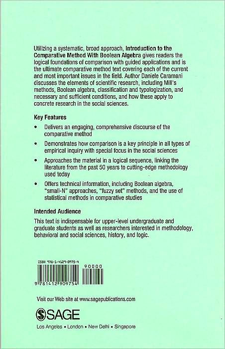 Introduction to the Comparative Method with Boolean Algebra