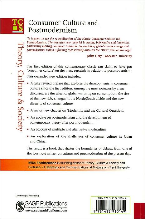 Consumer Culture and Postmodernism