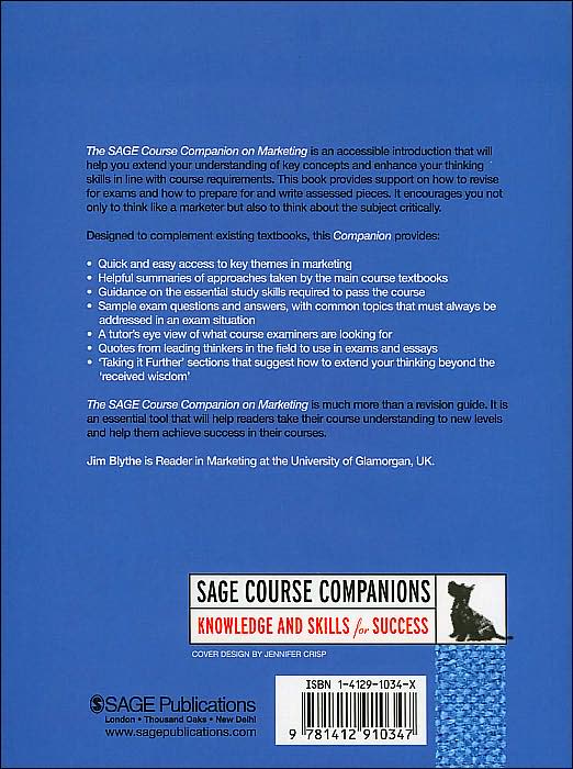 Marketing (Sage Course Companions Series)