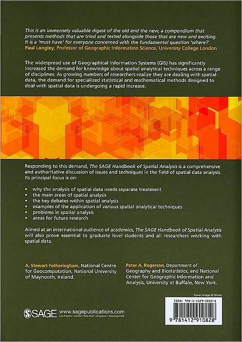 The SAGE Handbook of Spatial Analysis