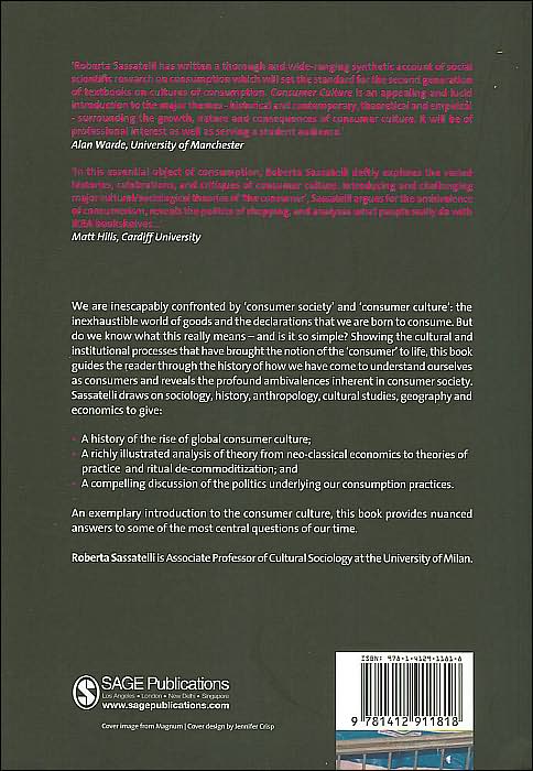 Consumer Culture: History, Theory and Politics