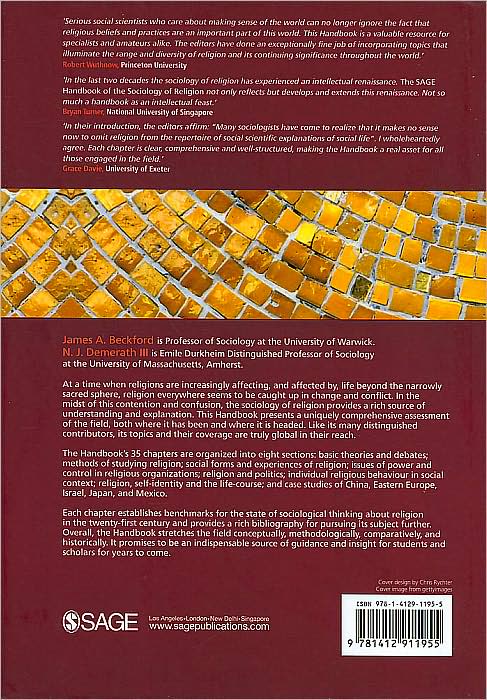 The SAGE Handbook of the Sociology of Religion