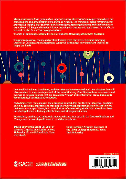 The Sage Handbook of New Approaches in Management and Organization