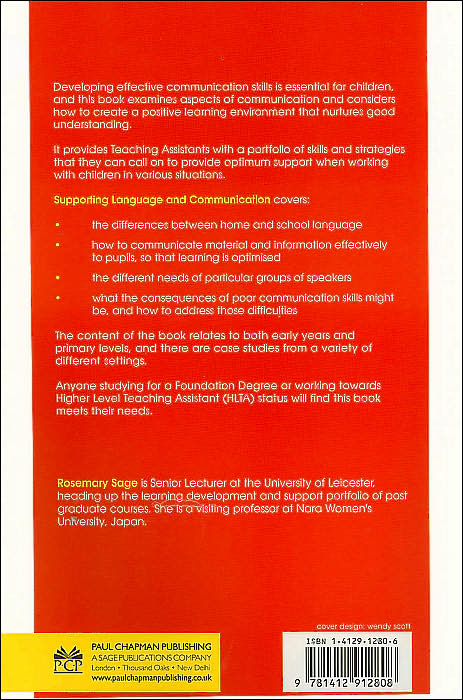 Supporting Language and Communication: A Guide for School Support Staff (Supporting Learning Professionally Series)