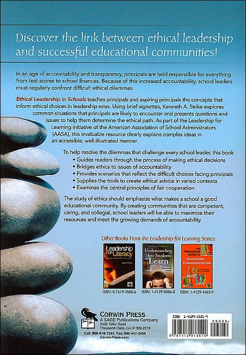 Ethical Leadership in Schools: Creating Community in an Environment of Accountability