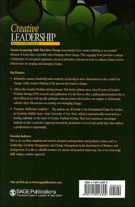 Creative Leadership: Skills That Drive Change