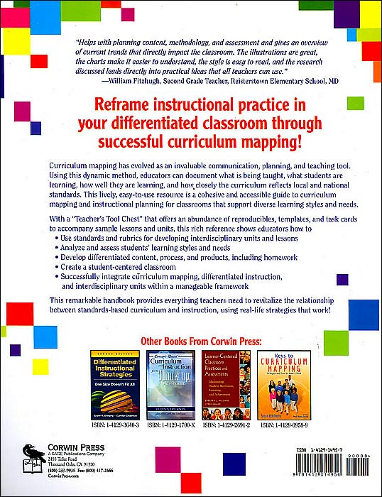 Curriculum Mapping for Differentiated Instruction, K-8