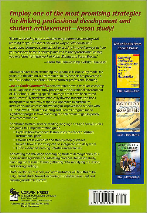 Lesson Study Communities: Increasing Achievement With Diverse Students