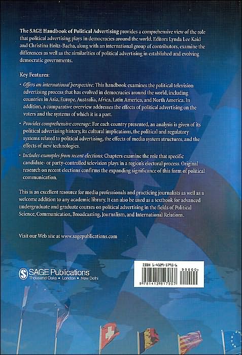 The SAGE Handbook of Political Advertising