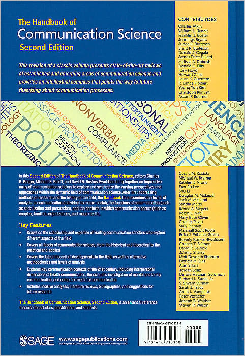 Handbook of Communication Science, Second Edition