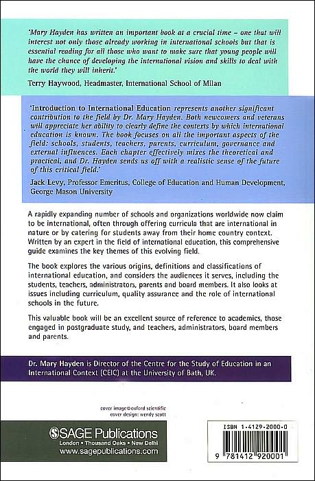 Introduction to International Education: International Schools and their Communities