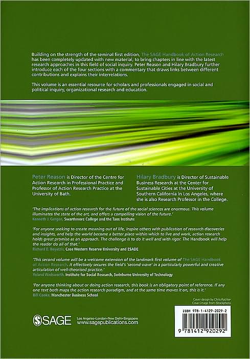The SAGE Handbook of Action Research: Participative Inquiry and Practice