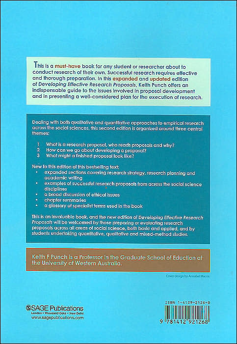 Developing Effective Research Proposals