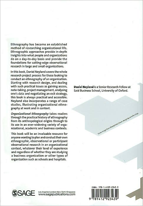 Organizational Ethnography