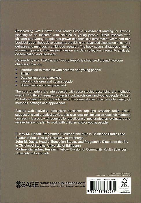 Researching with Children and Young People: Research Design, Methods and Analysis