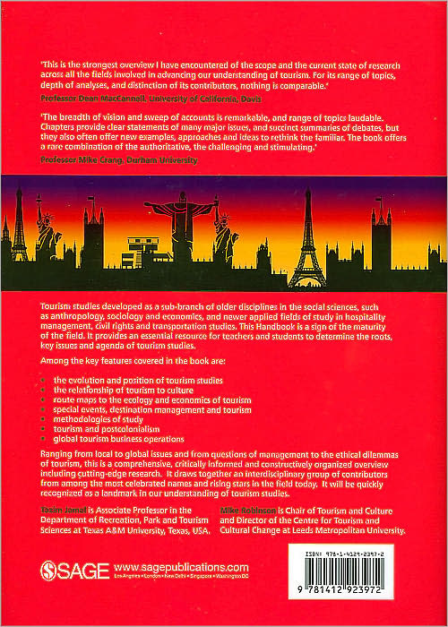 The Sage Handbook of Tourism Studies