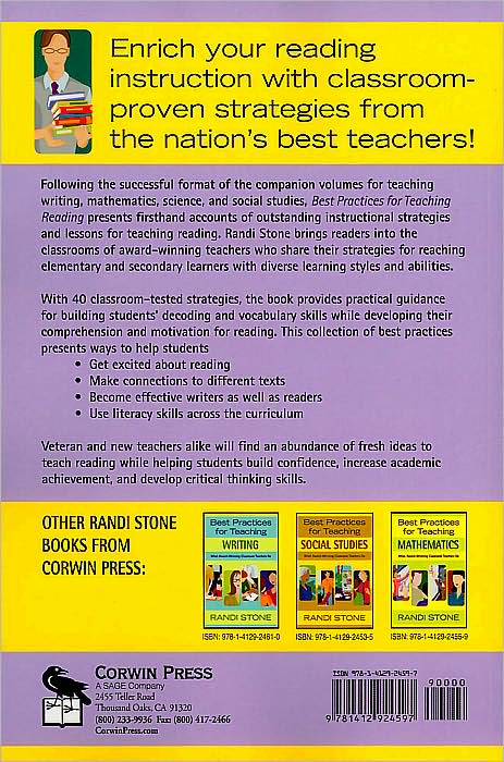 Best Practices for Teaching Reading: What Award-Winning Classroom Teachers Do