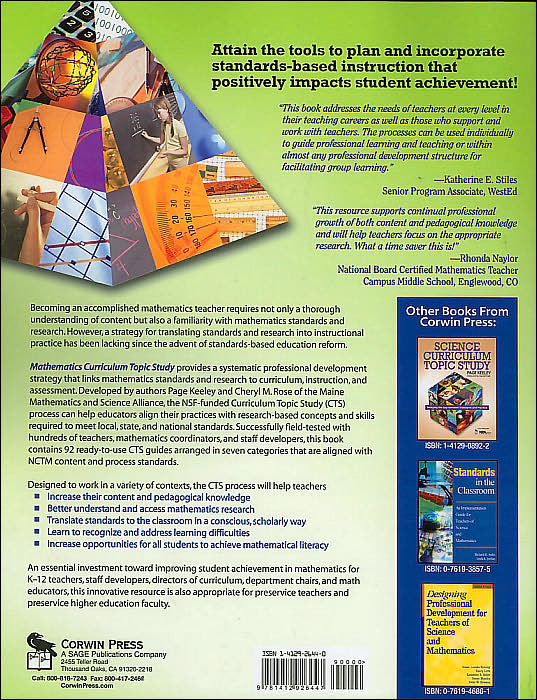 Mathematics Curriculum Topic Study: Bridging the Gap Between Standards and Practice
