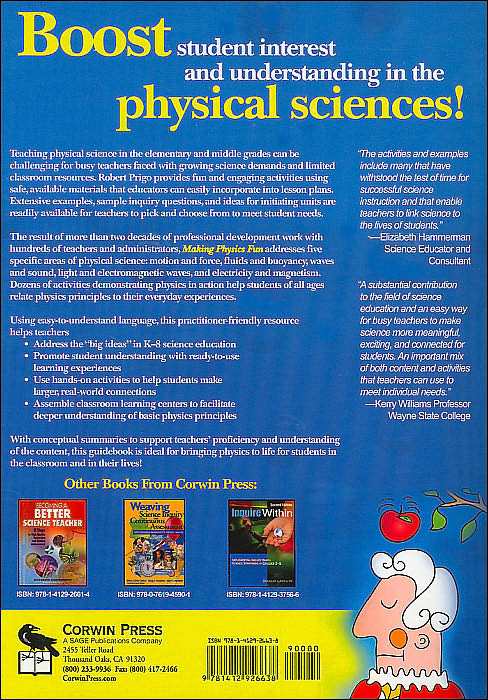 Making Physics Fun: Key Concepts, Classroom Activities, and Everyday Examples, Grades K-8