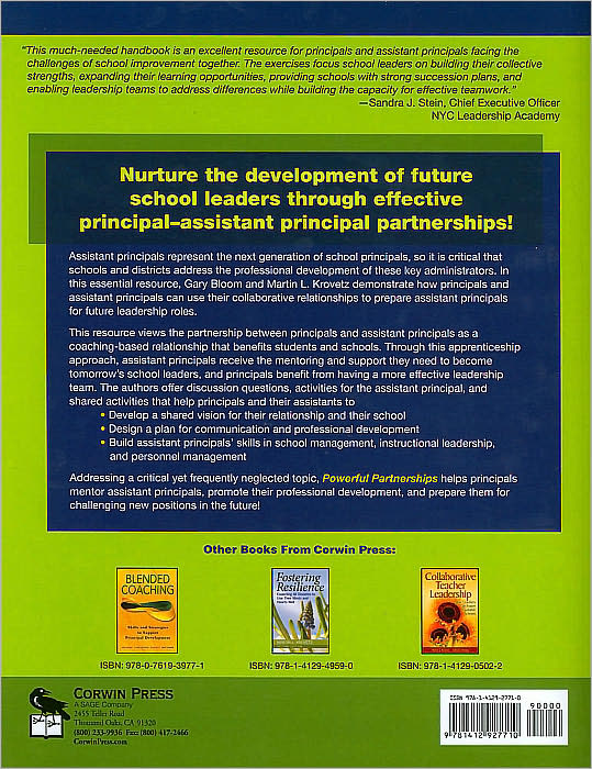 Powerful Partnerships: A Handbook for Principals Mentoring Assistant Principals