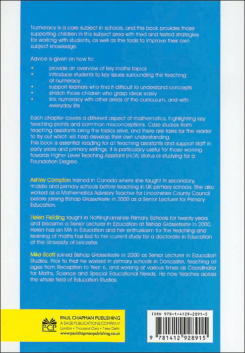 Supporting Numeracy: A Guide for School Support Staff (Supporting Learning Professionally Series)