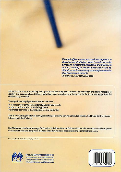 Identifying Special Needs in the Early Years
