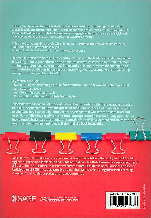 Leadership and Management in Social Care