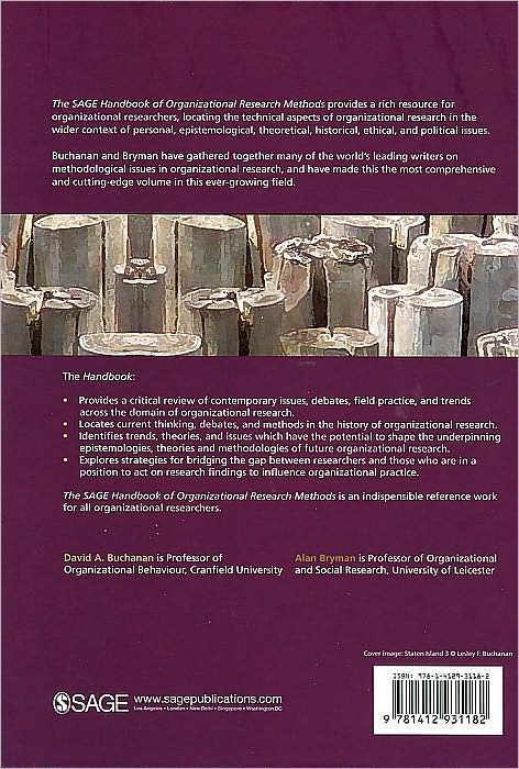 The SAGE Handbook of Organizational Research Methods