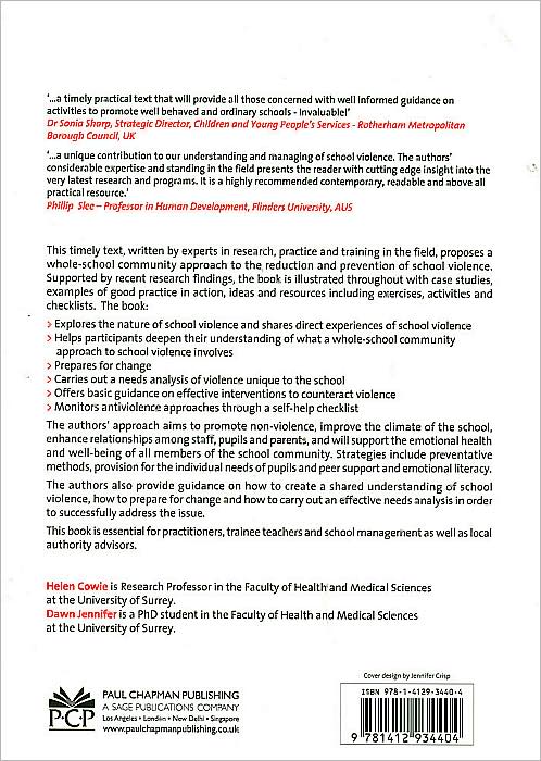 Managing Violence in Schools: A Whole-School Approach to Best Practice