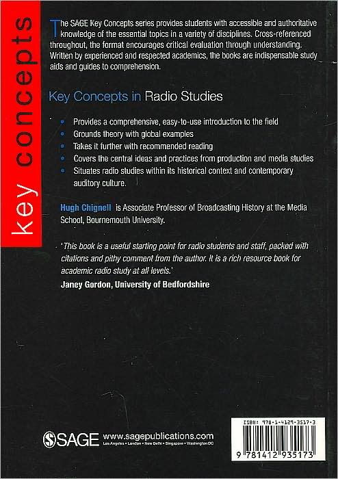 Key Concepts in Radio Studies