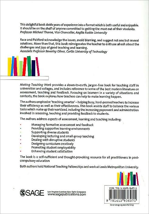 Making Teaching Work: Teaching Smarter in Post-Compulsory Education