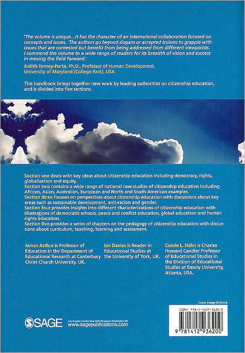 The Sage Handbook of Education for Citizenship and Democracy