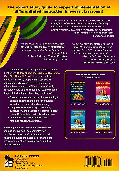 Differentiated Instructional Strategies in Practice: Training, Implementation, and Supervision