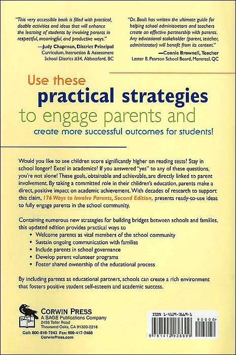 176 Ways to Involve Parents: Practical Strategies for Partnering With Families