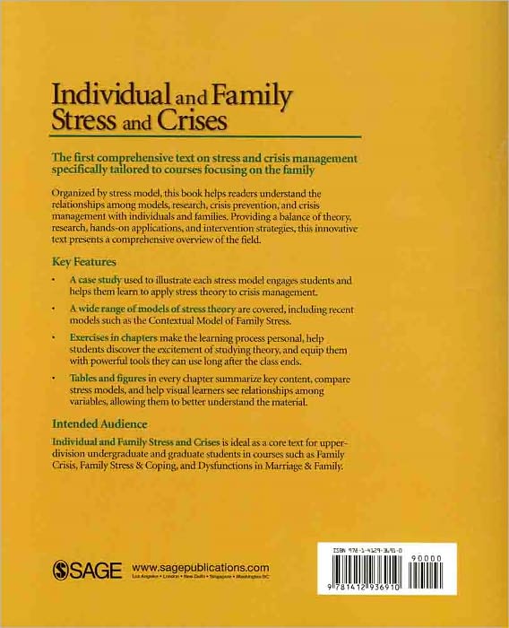 Individual and Family Stress and Crises