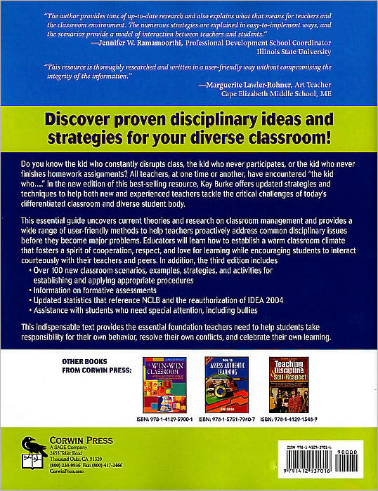 What to Do With the Kid Who...: Developing Cooperation, Self-Discipline, and Responsibility in the Classroom