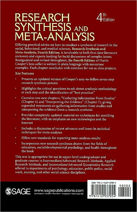 Research Synthesis and Meta-Analysis: A Step-by-Step Approach
