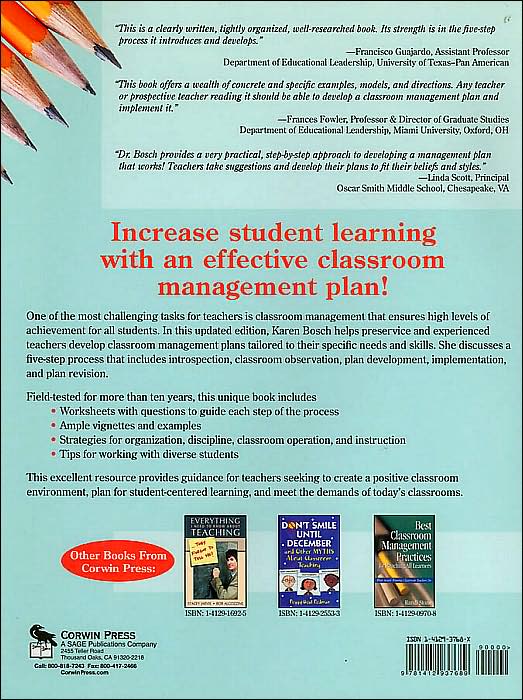 Planning Classroom Management: A Five-Step Process to Creating a Positive Learning Environment