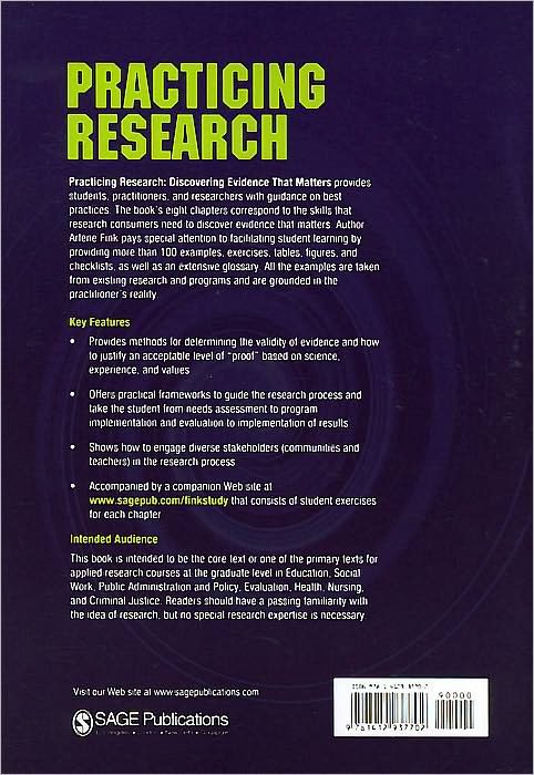 Practicing Research: Discovering Evidence That Matters